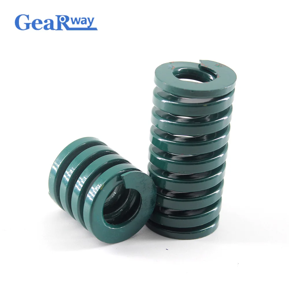 Gearway Green Die Spring Long 28% Compression Ratio Compression Die Spring TH30x30/30x35/30x40/30x55/30x60mm Mold Spring