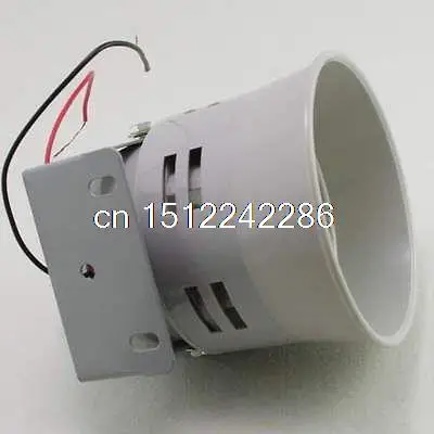 1Pcs 220VAC Grijs MS-290 Mini Plastic Industriële Alarm Sound Motor Sirene 130dB