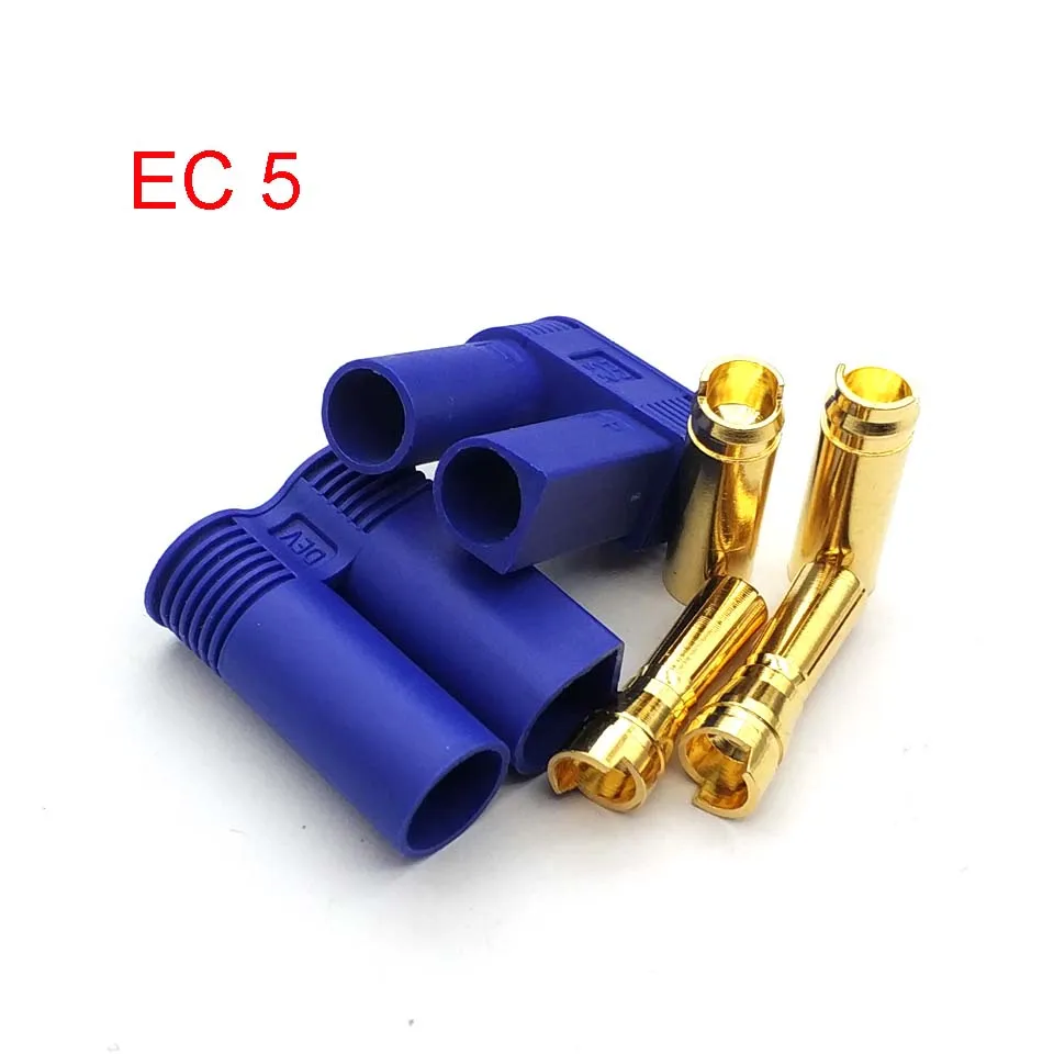 EC5 RC Connettore Femmina Maschio Proiettile Oro Connettore spina Per RC Lipo Batteria
