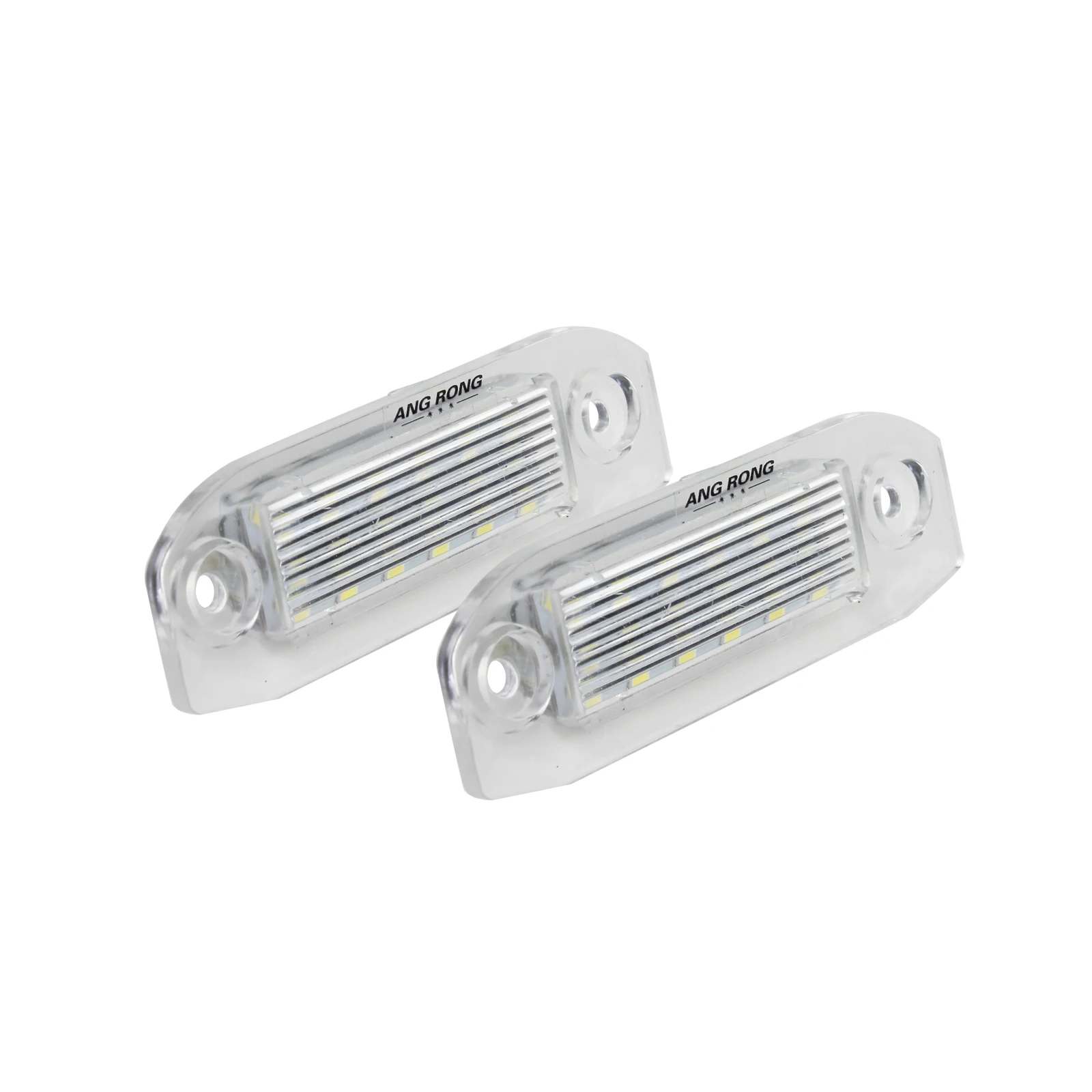 ANGRONG 2x Xenon LED License Number Plate Light Error Free Canbus For Volvo V50/60/70 S40/60/80 XC60/40/90