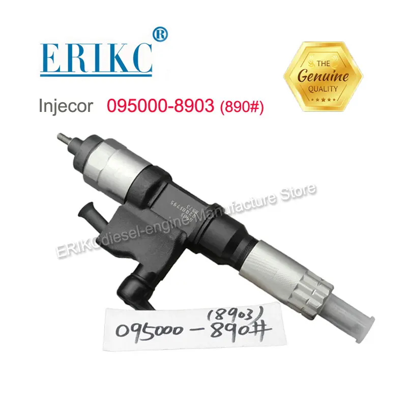 ERIKC 095000-8904 Diesel Injector 8904 Diesel Common Rail Inyector Fuel 8981518373 Spray Nozzle Gun 0950008904