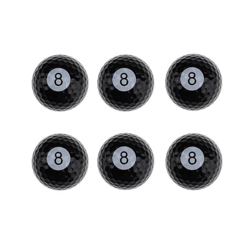 Crestgolf 6 pçs por pacote novidade esportes prática bolas de golfe ballen duas camadas pelotas sortidas bola de golfe driving range bola