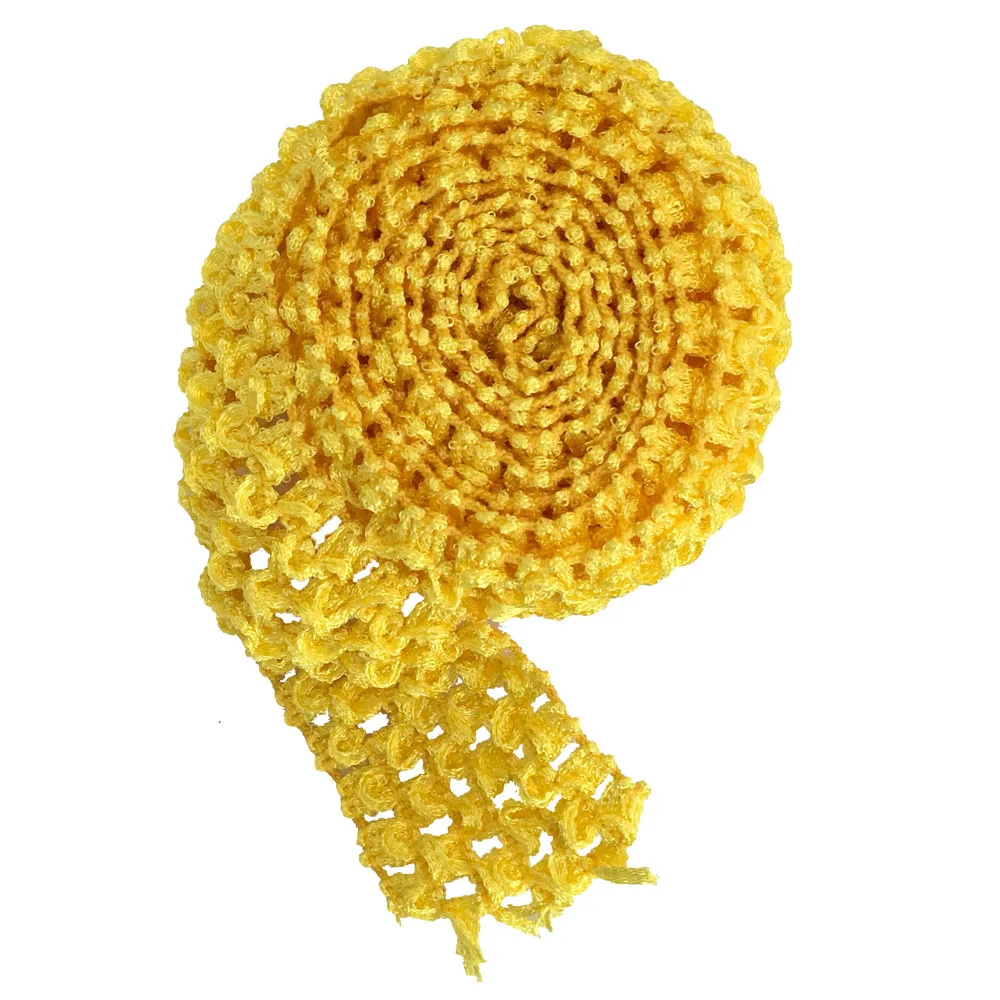 1.5 Inch Wide Crochet Headband Elastic Bands 1 Meter For Tutu Skirts Hair Bands Crochet Elastic Waistband By The Meter