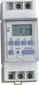 DC 12V Control Voltage Din Rail Type Weekly Digital Programmable Timer