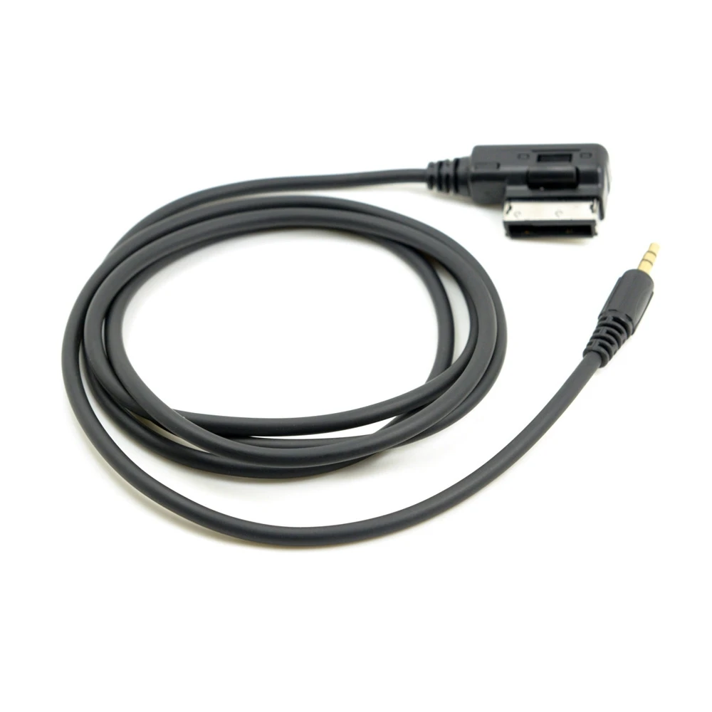 Black Music Interface AMI MMI to 3.5mm Audio AUX Cable for VW and Audi A3 A4 A5 A6 A8 Q3 Q5 Q7 Car MP3 Player view 2