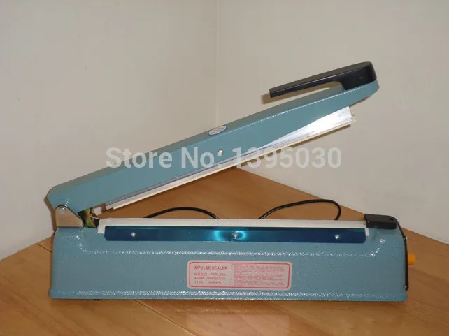 PFS-300 400W Table Top Impulse Bag Sealer 250mm Sealing Length Sealer Machine Heat hand Impulse Sealer