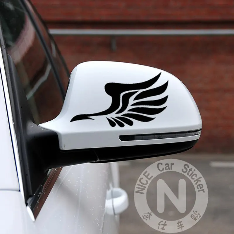 

Wings Stickers For Rearview Mirrors Car Creative Decoration Decals Auto Tuning Styling Vinyls D10