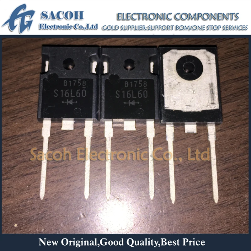 

New Original 2Pcs/Lot S16L60 MTO-3P 16A 600V FRED Fast Recovery Diode