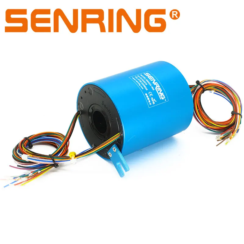 

Slip Ring 18 Circuits 25.4mm Inner Diameter Hole 5A/10A Current Gold To Gold Sliding Contact For Medicine Filling Device