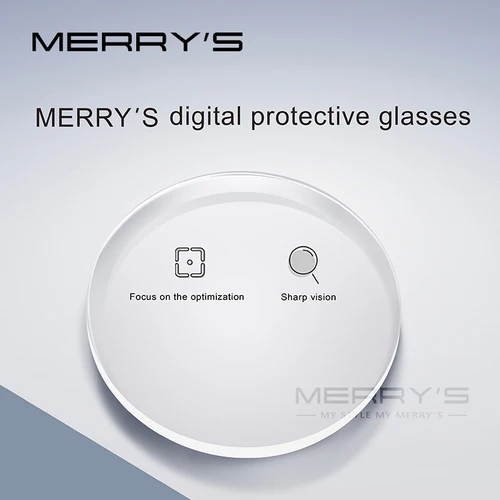Imagen 2 del producto MERRYS Prescripción serie 1,56 1,61 1,67 1,74 CR-39 lentes de gafas asféricas de resina miopía hipermetropía presbicia lente óptica
