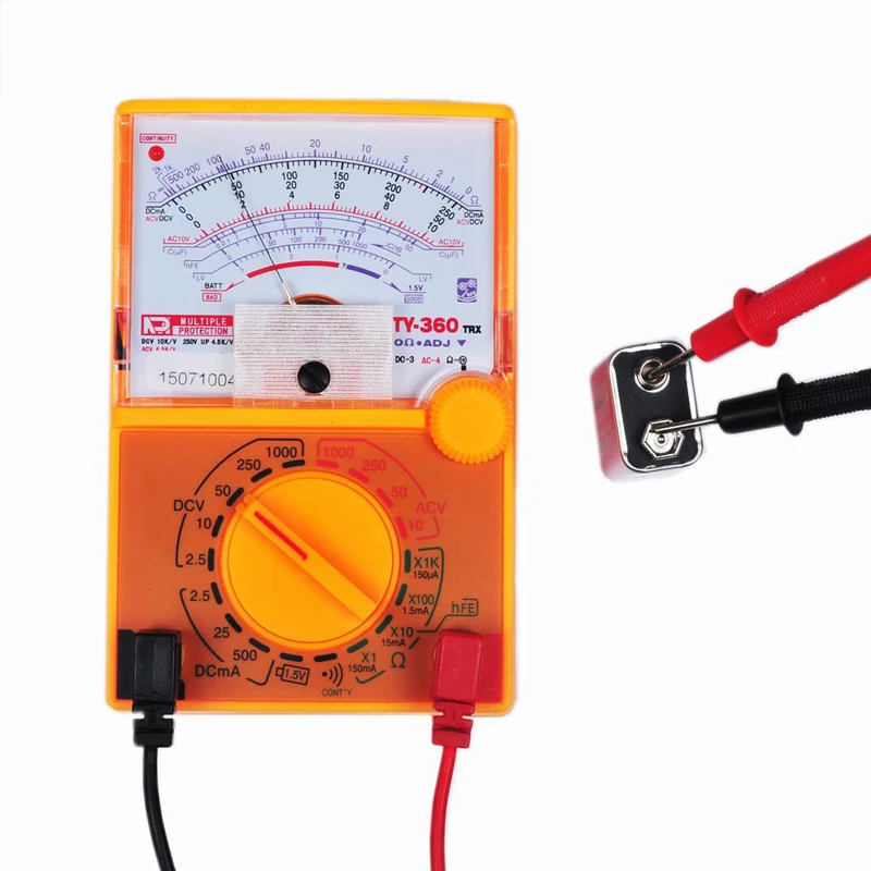 1PCS Elektrische Multitester Multimeter Multifunktionale DC 2,5-10-50-250-1000V