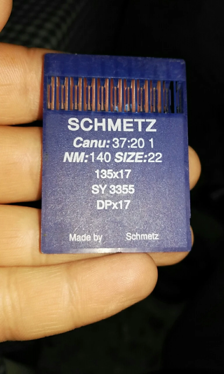 SCHMETZ Sewing Needles, DPx17,SY 3355,135x17, 20 Pcs Needles(2 Packs)/Lot,For Industrial Bartack Sewing Machines,Great Quality!