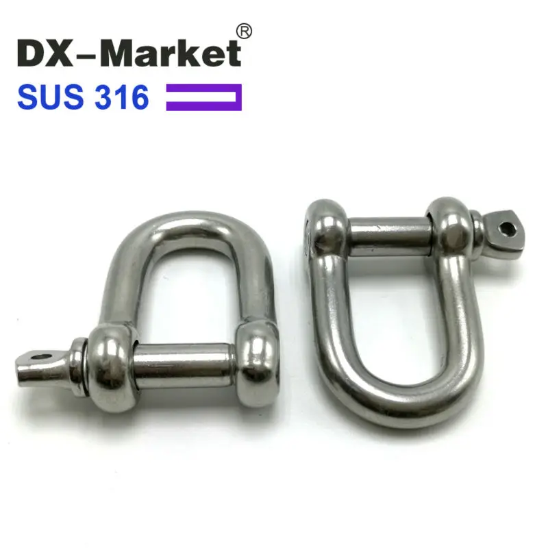 m32 , 316 stainless steel shackle Rigging sus316 d shackle , sus316 m32 dee shackle