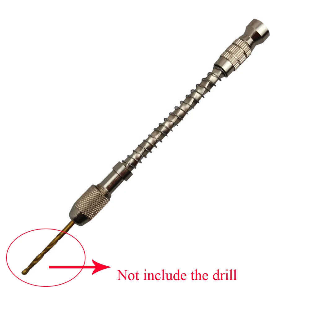 Mini manual semi-automático broca manual de alumínio espiral mão impulso mandril torção micro broca 0.3-2mm modelo de madeira manual