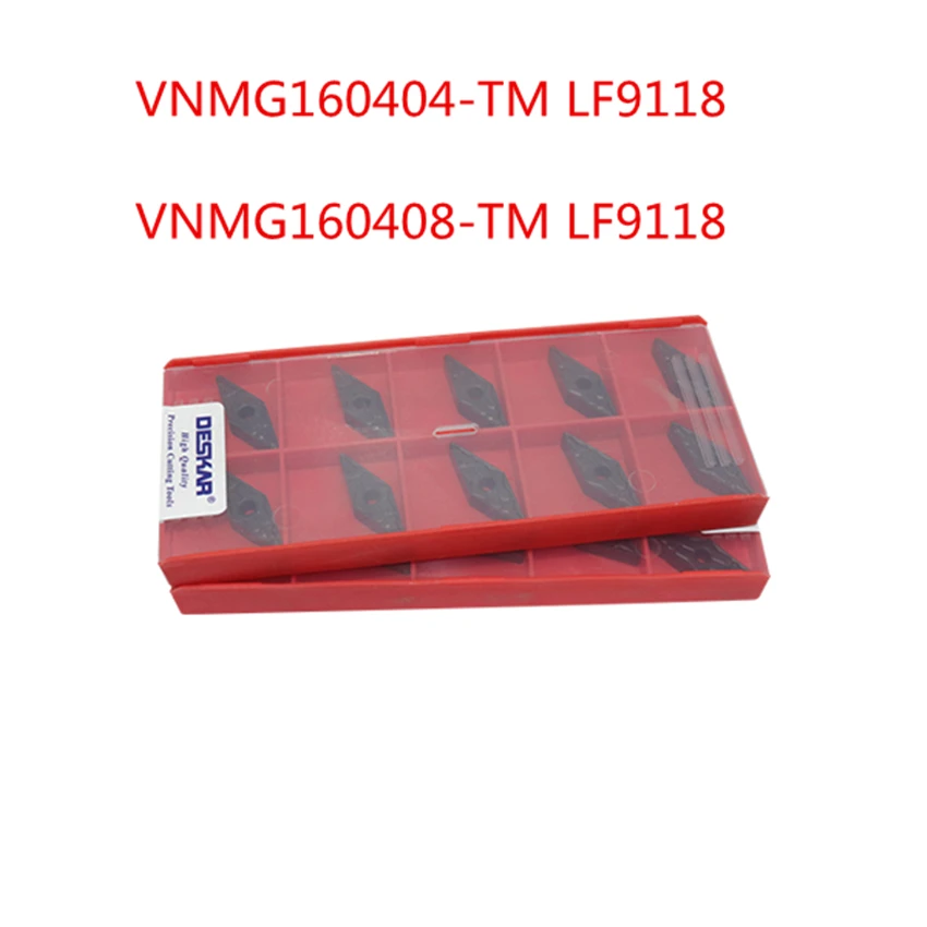 

DESKAR VNMG160404-TM LF9118/VNMG160408-TM LF9118/VNMG160408-TM LF9011/VNMG160412-TM LF9011 Carbide inserts For steel