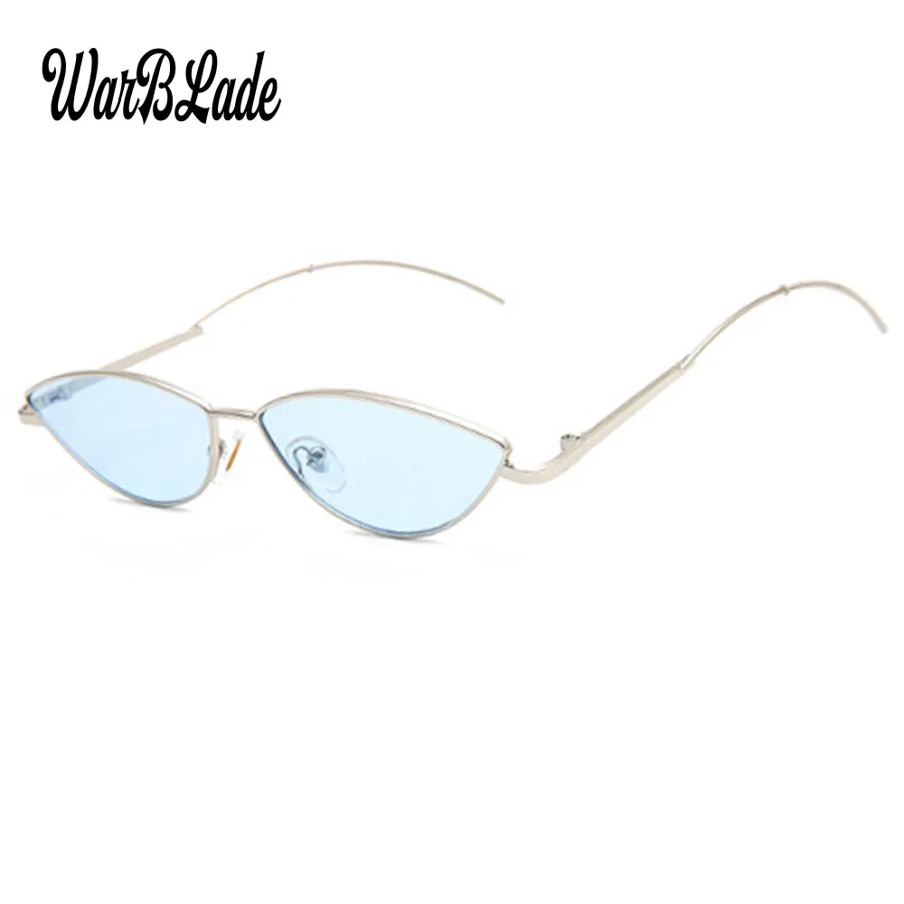 

Vintage Red Small Sunglasses Women 2022 Fashion Sexy Cat Eye Sun Glasses For Female Brand Designer Metal Frame UV400 WarBLade