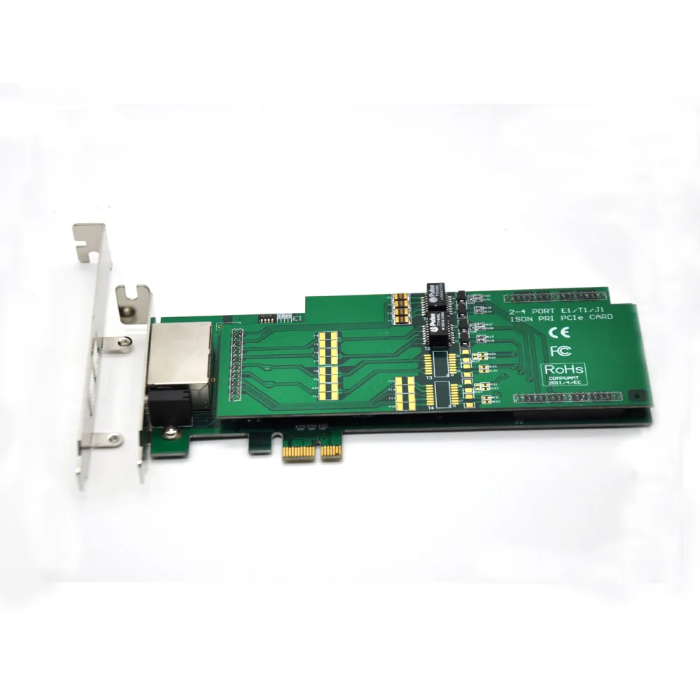 Digital Asterisk E1 card PCI-Express Slot,2 E1/T1/J1 Telephony Voice card ISDN PRI Card SS7 R2 Signal,elastix ip pbx server