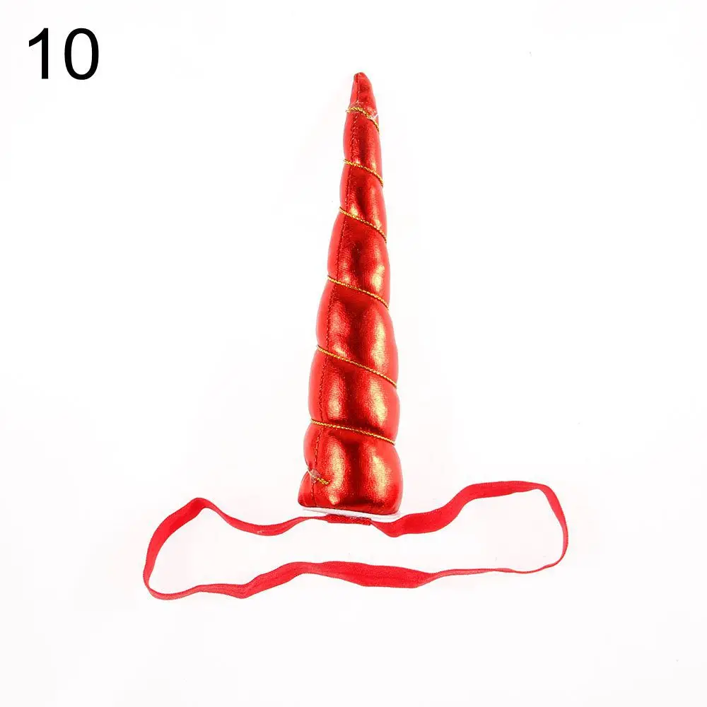 Nishine Einhorn Horn Stirnband Mädchen Feste Elastische Hairband Kinder Geburtstag Geschenk Party Foto Schießen Headwear Haar Accessoires