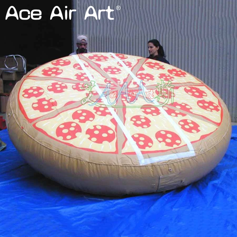 

Hot sale Giant inflatable pizza/pancake advertising replica/model decoration for start business or event