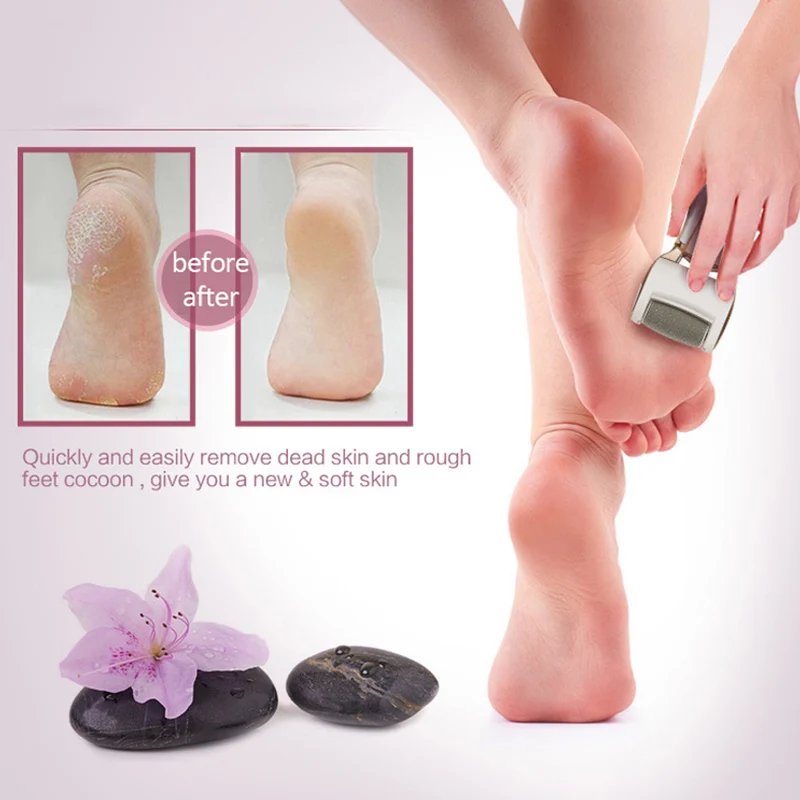 JINDING Electric Foot File Callus Remover Pedicure Peeling Machine Electric Exfoliator Heel Cuticles Remover Feet Care Tool