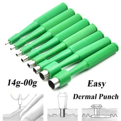 10pcs Disposable Professional Biopsy Dermal Puncher For Skin Piercing Body Jewelry Tool Easy Use Sterilized Dermal Anchor Punch