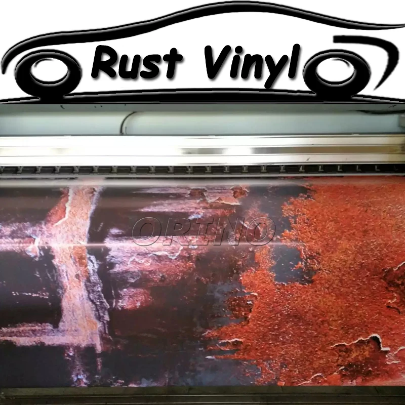 Matte/Glossy Rust Car Wrap Vinyl Motorcycle Truck Car Ferruginous Wrapping Film Sticker Size:1.52*5/10/15/20/25/30 Meters