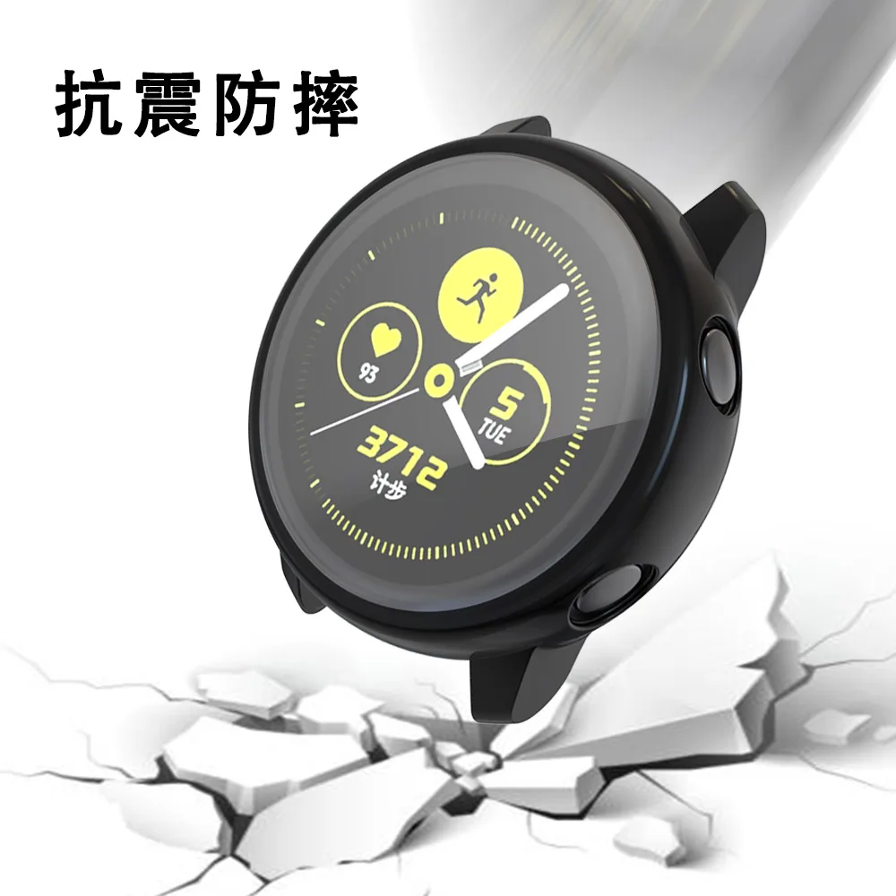 Plating Protective Case For Samsung Galaxy Watch Active Ultra-thin Soft Silicone Cover For Galaxy Active 40mm SM-R500 Case Shell