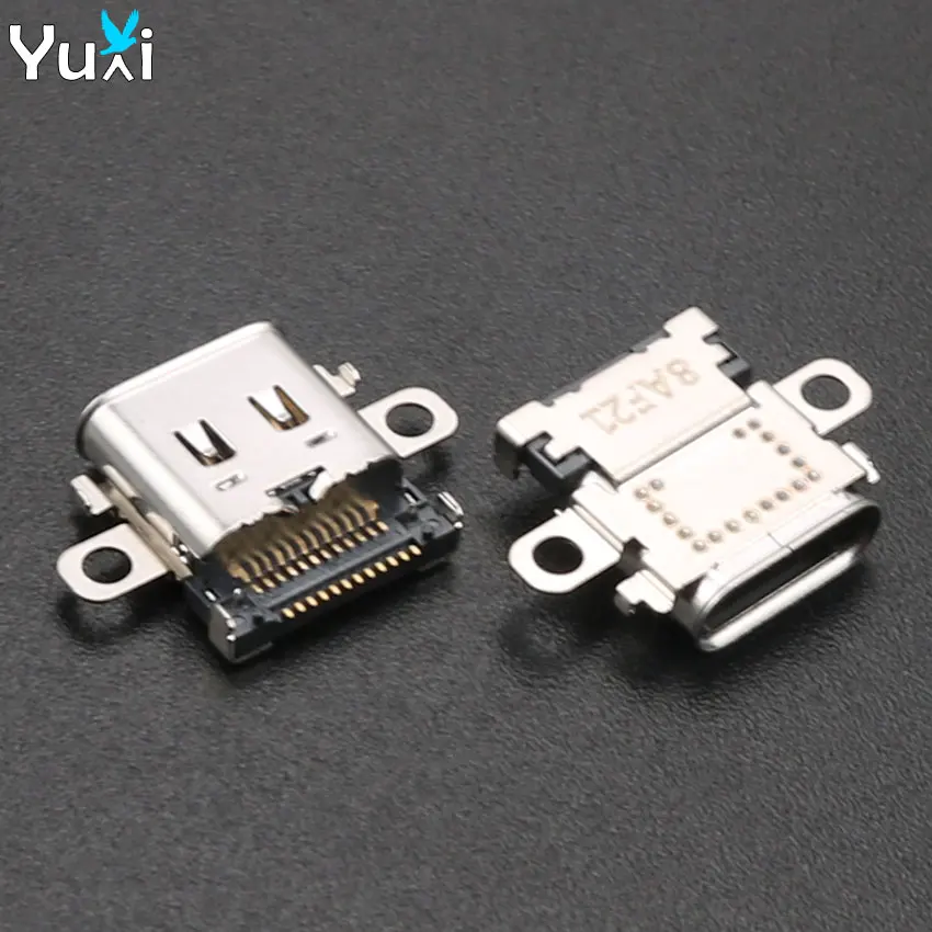 

YuXi Micro USB DC Power Jack Socket Connector Charger For Nintendo Switch NS Console Type-C Charging Port