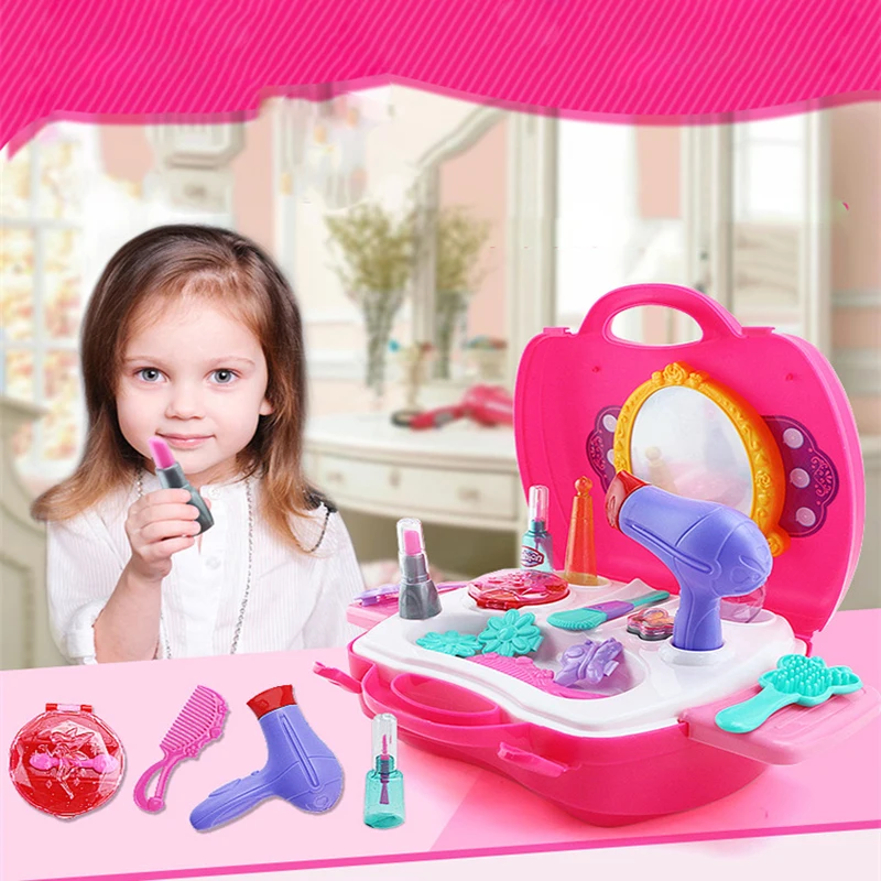 

18 шт DIY Детский косметический чехол для эмуляции игрушка сцена девушка Моделирование принцесса мечта родитель-ребенок Взаимодействие для детей подарок