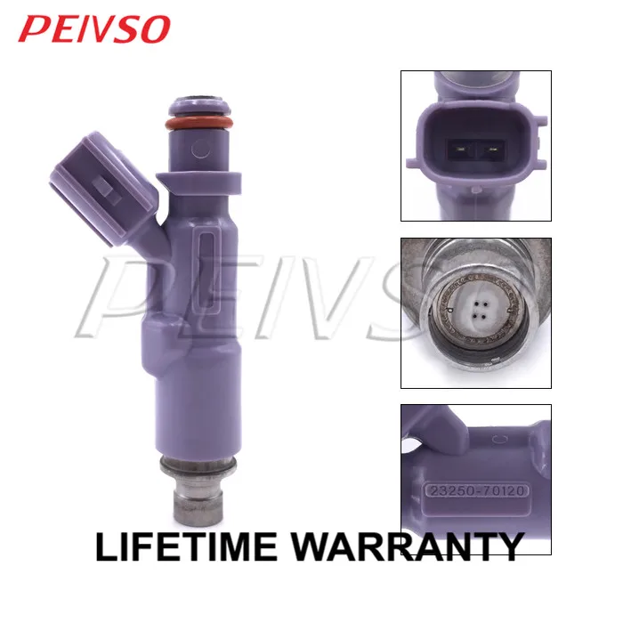 PEIVSO 4/6pcs 23250-70120 23209-70120 Fuel Injector For LEXUS IS200/300 Altezza Mark2 GX470 2.0L 1G-FE 1999~2001