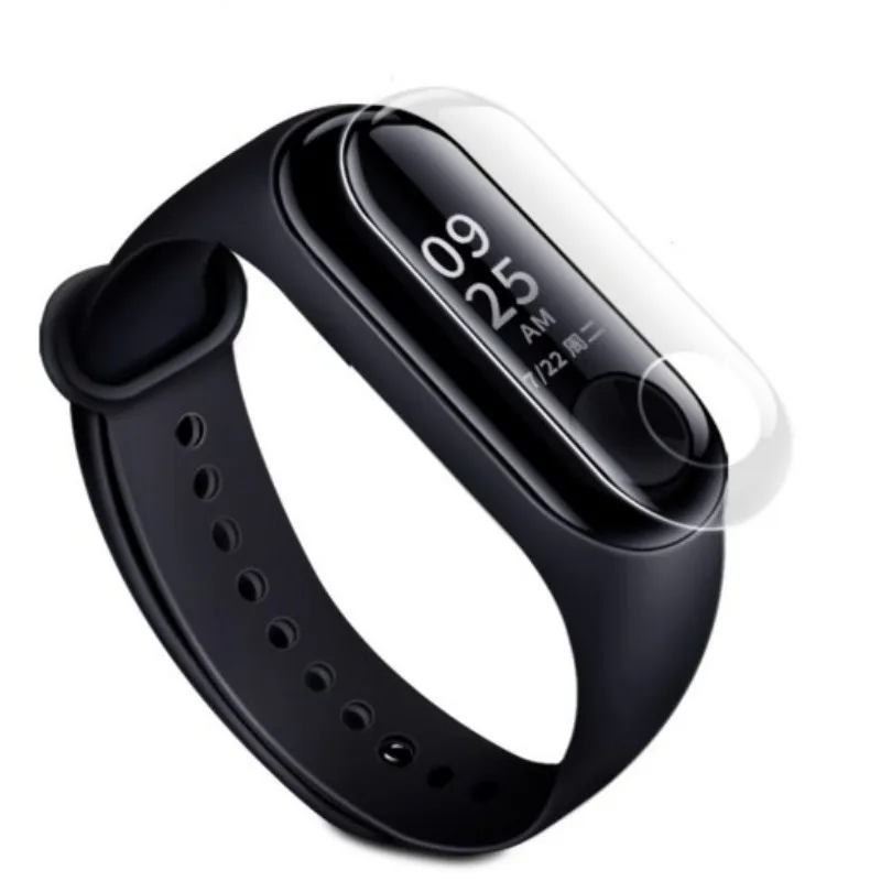 2Pcs Weichen Bildschirm Protector für Xiao mi mi Band 3 mi Band 4 Armband Anti-scratch Volle Schutzhülle film Abdeckung mi band 3 mi band 4