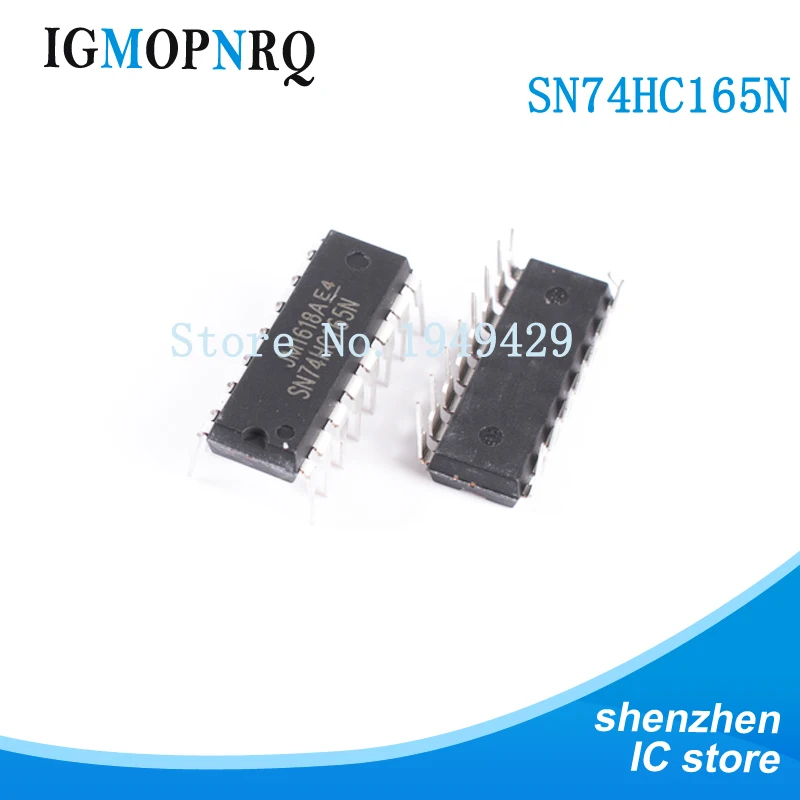 10PCS/lot SN74HC165N DIP16 SN74HC165 74HC165N 74HC165 Counter shift register 8-Bit Parallel-Load