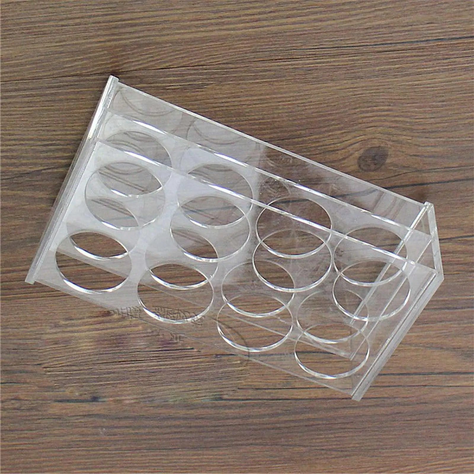 40mm Diam 8 Holes Methyl Methacrylate Rack Stand For 100ml Centrifuge Tubes