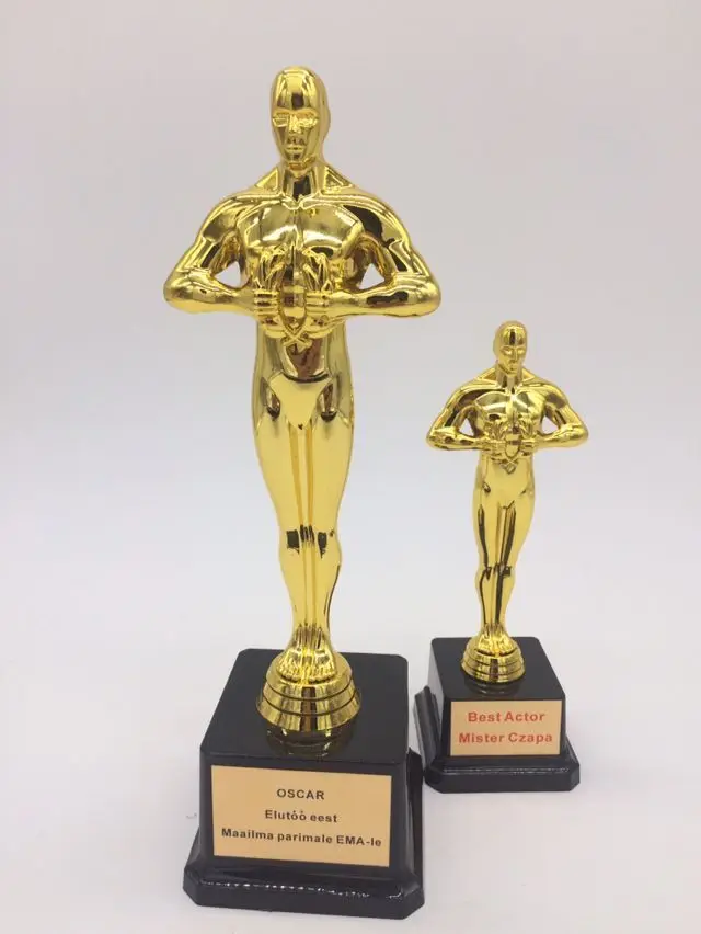 

middle size Oscar Trophy Award , Oscar Trophy 24cm Hollywood Oscar Party Favors Award Prize