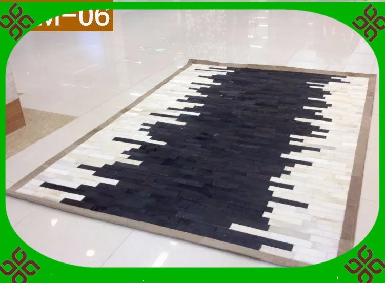 

2018 free shipping via DHL 100% natural genuine cow leather carpet yarn