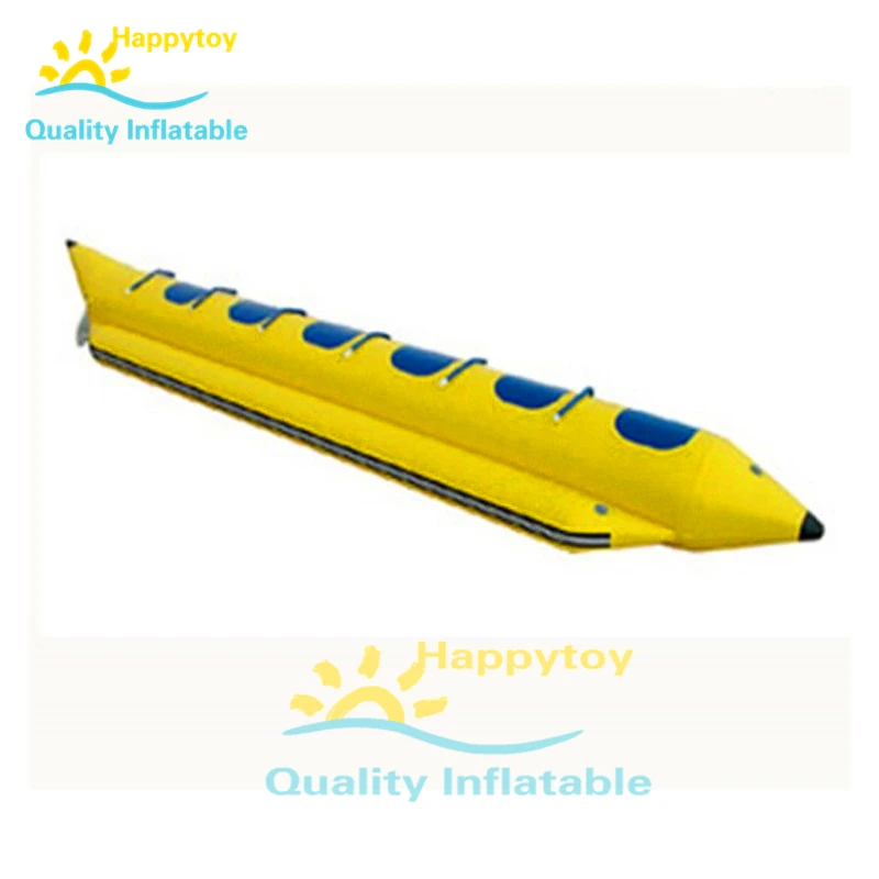 2019 Custom PVC Water Games 0.9Mm PVC Wholesale Factory Price Inflatable Water Banana Boat For Sale