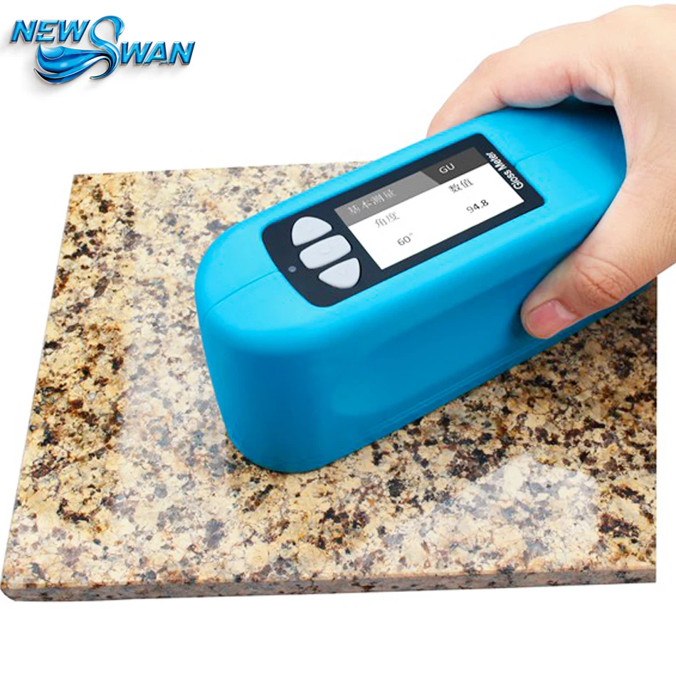 

Precision Glossmeter Gloss Meter Luxmeter Meters Luminometer Photometer for Paint Wood Marble Granite WG60A