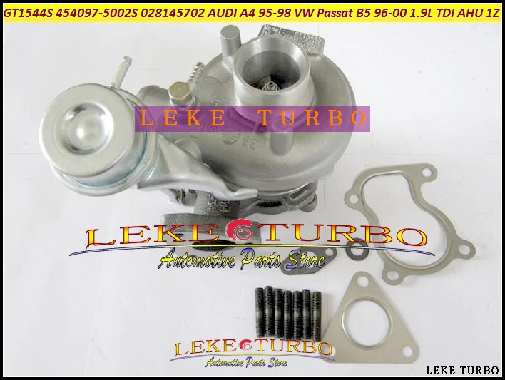 Free Ship GT1544S 454097-5002S 454097 028145702 454097-0002 Turbo For AUDI A4 1995-98,VW Passat B5 1996-00 1Z AHU 1.9L TDI 90HP