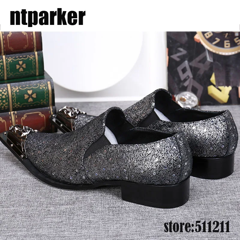 2025 Fashion Grey Shinning Rhinestones Men's Dress Shoes Genuine Leather Pointed Metal Toe Party POP Shoes Men, EU38-46! - AliExpress 322 2025 Fashion Grey Shinning Rhinestones Men's Dress Shoes Genuine Leather Pointed Metal Toe Party POP Shoes Men, EU38-46! - AliExpress 322