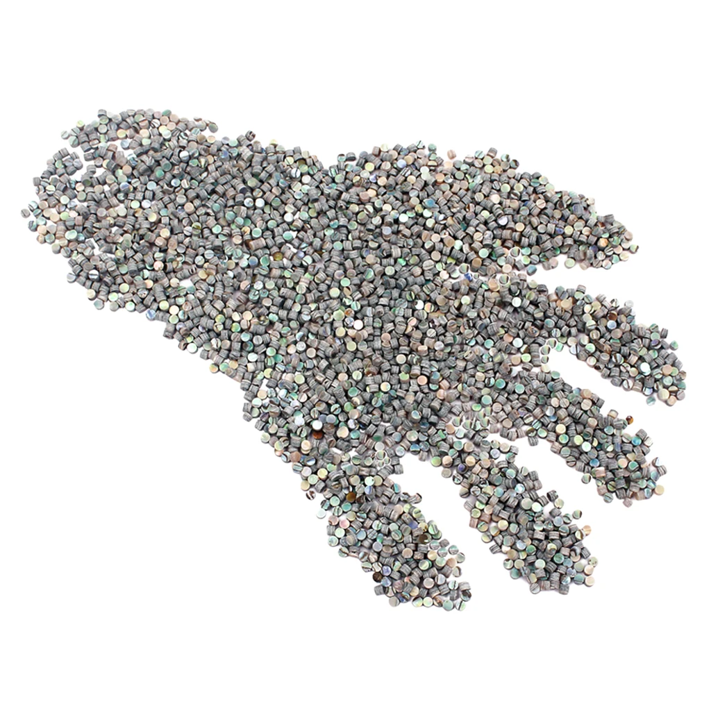 100Pcs Guitar Bass Fret Side Dot Position Marker Decal Inlay Abalone Shell 2mm for Electric Guitar Bbass Fingerboard