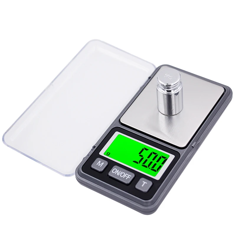 New Arrival 1000g 0.1 Large Screen Electronic Scales Digital Pocket Jewelry Weight Balance Scale With Green backlight  43%off