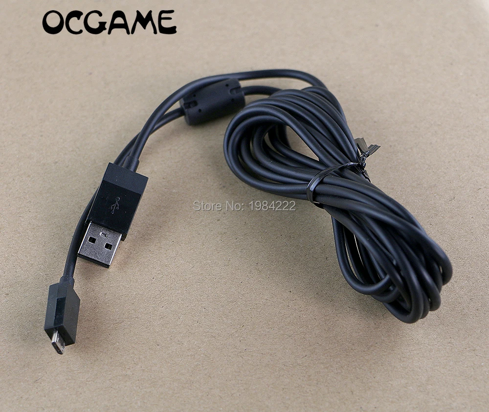 

20 шт./лот, USB-кабель длиной 2,7 м для беспроводного контроллера XBOX ONE, зарядка для игровых аксессуаров XONE XB-ONE