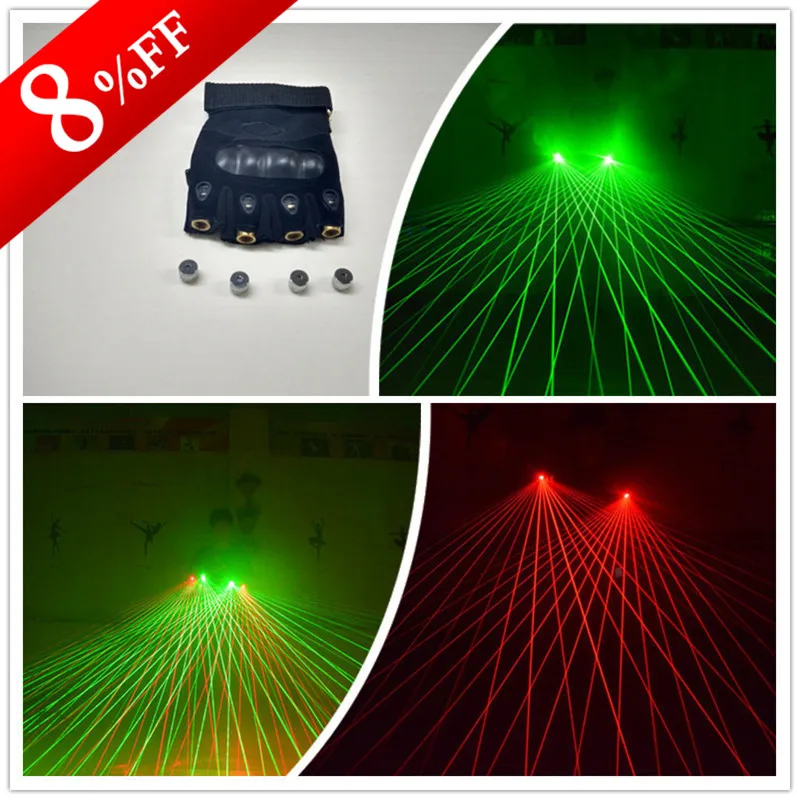 New Design Laser Gloves With Green Red Lasers For Dancing Stage Show DJ CLUB Party Red Green Laserman Show Gloves