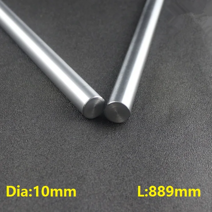 

20pcs/lot 10mm linear shaft -L 889mm 35'' inch long 10x889mm hardened chromed plated linear shaft steel rod bar CNC router