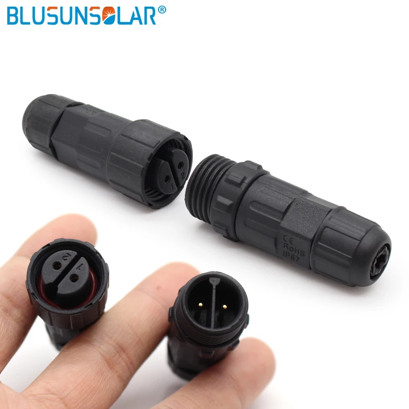 

10 pair/lot M16 2,3,4 250V 15A IP68 male and female waterproof connector cable size 8.5mm automotive wire connector terminals