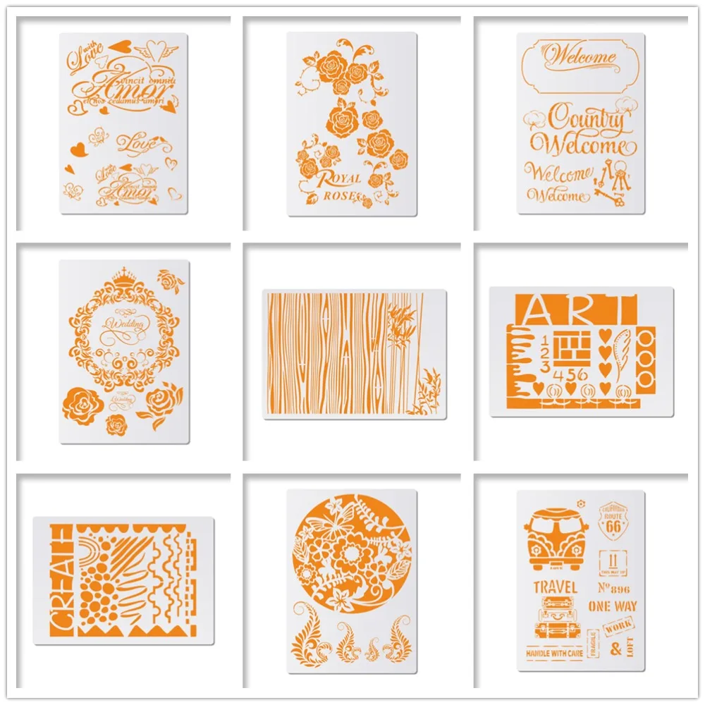 Crown DIY  Scrapbooking Stamp Craft Hollow Layering Stencils For Wall Painting Album Decorative Embossing Paper Card