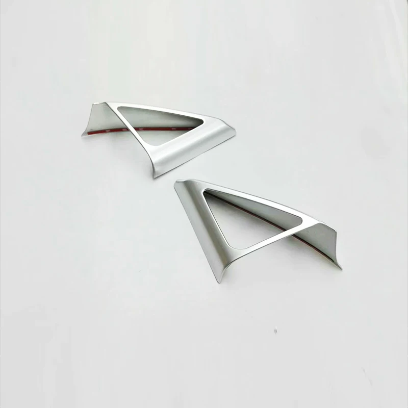 For Audi Q3 2013 to 2017 Car Accessories ABS Chrome Interior A-Pillar Door Stereo Speaker Horn Cover Trim Stickers Car Styling