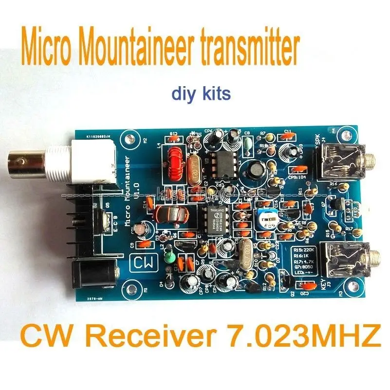 Micro Mountaineer trasmettitore ricevitore CW Ham Amateur Radio Ad Onde Corte 7.023 MHZ Scalatore onde corte transceiver