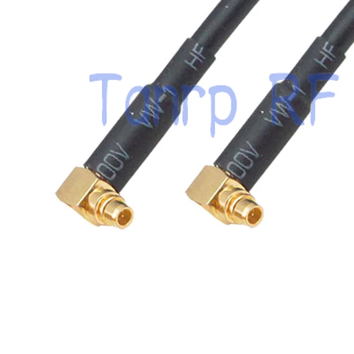 

10pcs 6in MMCX male plug to MMCX male both right angle RF connector adapter 15CM Pigtail coaxial jumper cable RG174 extension
