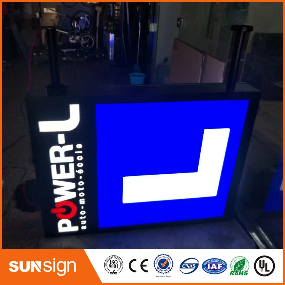Hot sale customized water proof LED light box